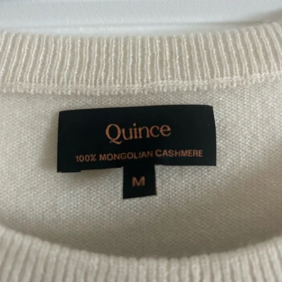 Quince women’s  Cream Sweater - Picture 2 of 4